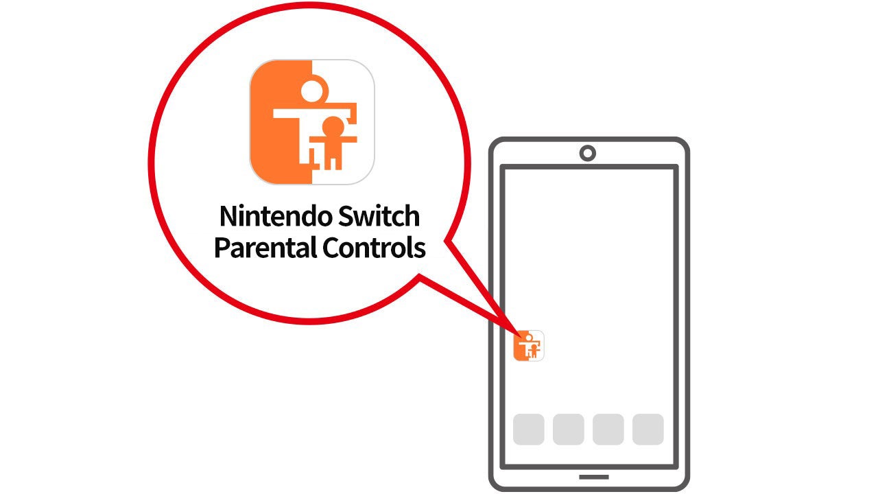App Store 또는 Google Play™에서 『Nintendo 지킴이 Switch(Nintendo Switch Parental Controls )』를 다운로드합니다.
